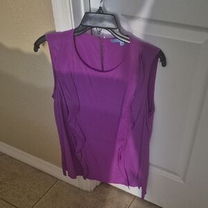 Antonio Melani Vibrant Purple Sleeveless Blouse